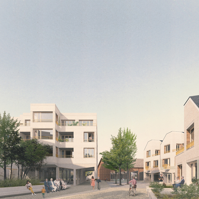 HC09 MÉMOIRES VIVES – construction de 37 logements adaptables, équipements et espaces publics, Lisieux (14), carsat Normandie